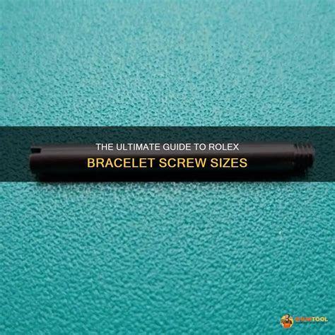 screwdriver for rolex bracelet|rolex oyster bracelet screw size.